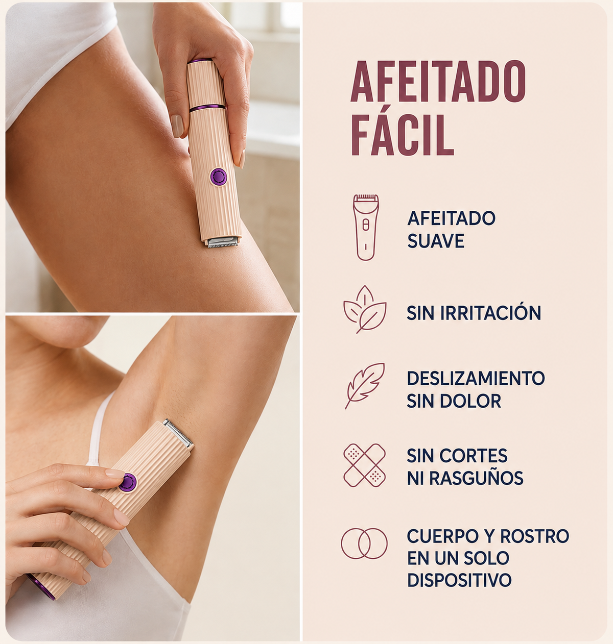 Depiladora Lummi 2 en 1