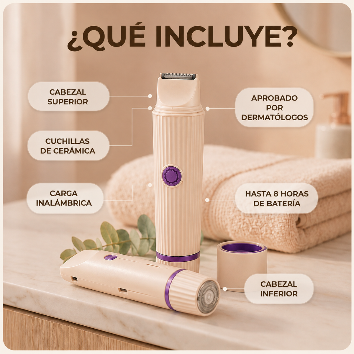 Depiladora Lummi 2 en 1